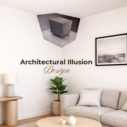 🔥Last Day 49% OFF-Modern Geometric Corner - Wall Art That Reshapes Reality 🧠✨