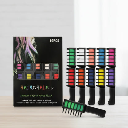 🔥LAST DAY PROMOTION SAVE 49%-Festive Fun Hair Chalk Combs