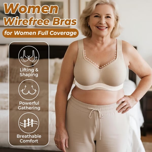 🏆BUY 1 GET 1 FREE -Super firming bra | Women Wirefree Bras 👍No more sagging breasts