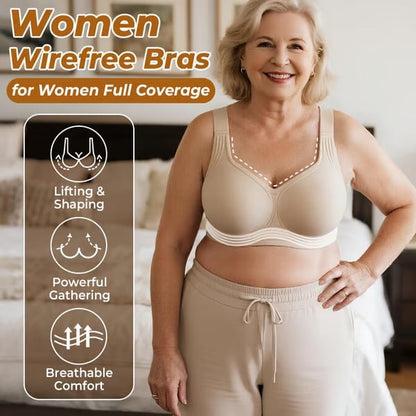 🏆BUY 1 GET 1 FREE -Super firming bra | Women Wirefree Bras 👍No more sagging breasts