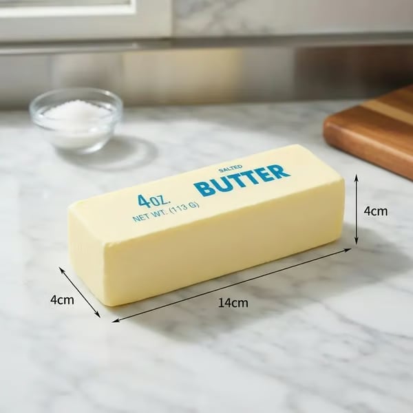 🧈 Butter Stick Squishy Toy – Funny Stress Relief Squeeze 😂