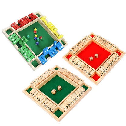 🔥Last Day 49% OFF✨SHUT THE BOX-WOODEN DICE BOARD GAME