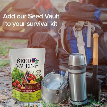 🔥Last Day 49% OFF🥒🍅Vegetable Seed Vault Kit | 35 Variety Pack