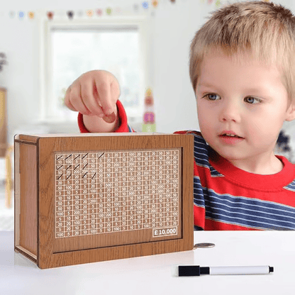 Hot Sale 49% OFF🎁Cash Vault Wooden Savings Box