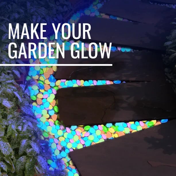 ⚡ 50K+ SOLD! Almost Gone💥Glow In The Dark Rocks - Illuminate Your Outdoors with Enchanting Glow!
