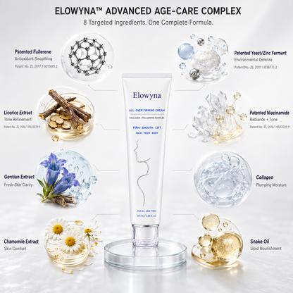 🧴✨ Elowyna All-Over Firming Cream – FDA-Compliant Formula for Men & Women – Firm, Smooth & Brighten from Face to Body