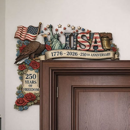 🔥Last Day 49% OFF-🇺🇸250th Anniversary USA Door Top Decoration