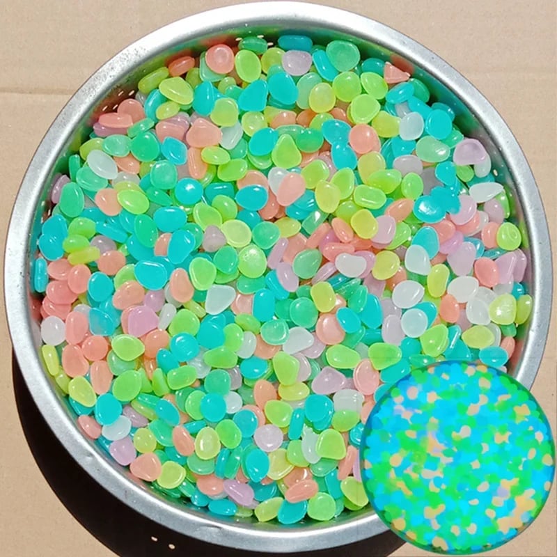 ⚡ 50K+ SOLD! Almost Gone💥Glow In The Dark Rocks - Illuminate Your Outdoors with Enchanting Glow!