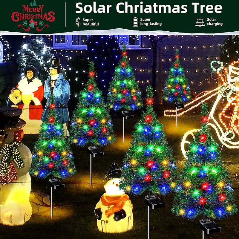 49% OFF This Week Promotions🎉🎉Solar Christmas tree lights