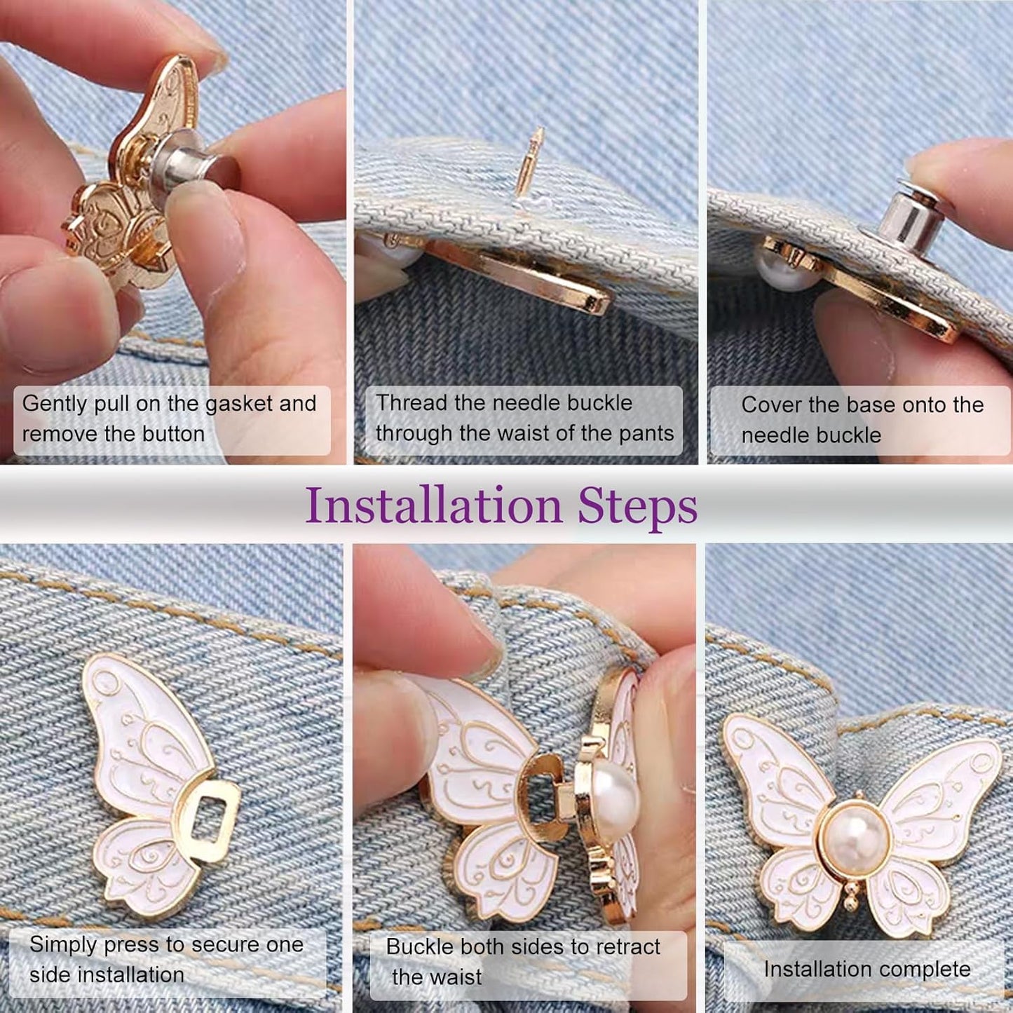 This Week's Special Price £4.99 🦋 Detachable Butterfly Clips(2-Pack )