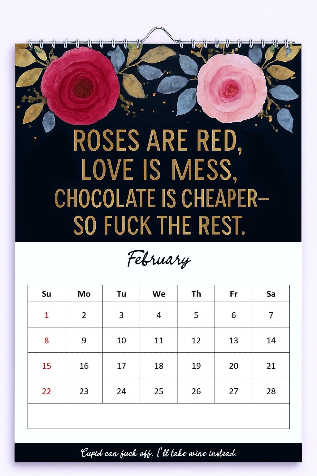 🔥BESTSELLER🔥Fuck It Again – 2026 Calendar For Women Who’ve Had Enough