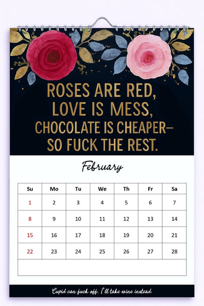 🔥BESTSELLER🔥Fuck It Again – 2026 Calendar For Women Who’ve Had Enough