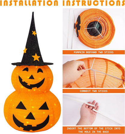 Halloween Must-Have🎃Collapsible Pumpkin Decorations – Reusable Easy Storage & Festive Vibe!