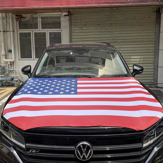 Sale: 49% OFF-American Flag Car Hood Cover Universal Size
