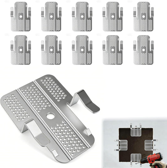 Drywall Repair Clips Kit - No-Stud Wall Patch Support