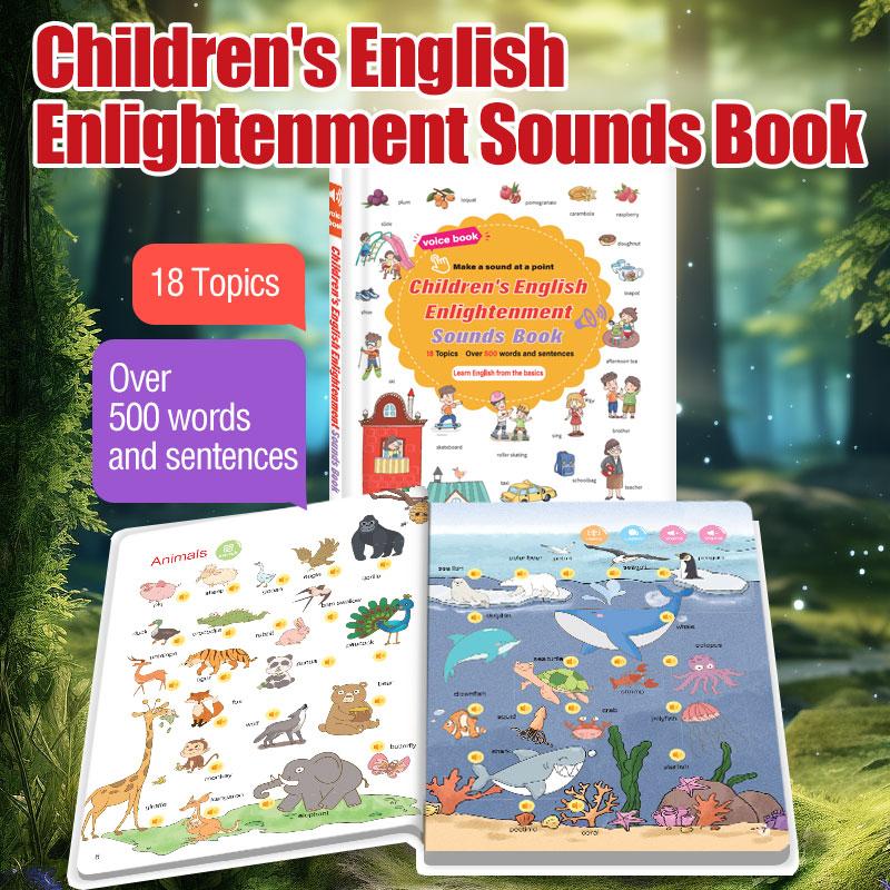 500-Word Audio Learning Book for Toddlers – Tap & Master Vocabulary in 18 Everyday Topics