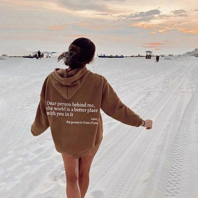🔥LAST WEEK SALE 49% OFF✨'Dear Person Behind Me' Sweatshirt🥳