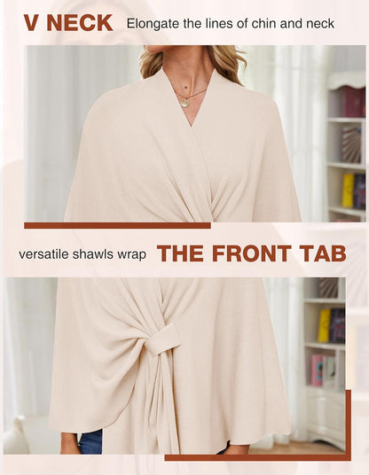 🏆No. 1 Seller In The Fall💥🔥Elegant Solid Color Cape Shawl