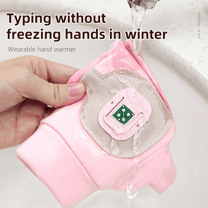 🔥Last Day 49% OFF💖✨Smart Thermostatic Heated Fingerless Gloves | Warm + Flexible + All-Day Cozy 🤗