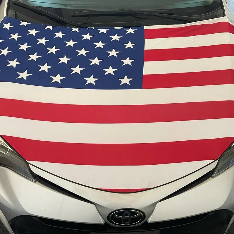 🎉4th Of July Flash Sale 65K+🔥American Car Hood Flag🦅【Buy 2 Free Shipping】