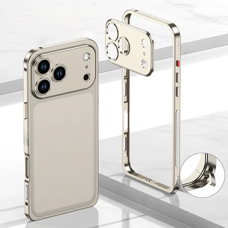 Aluminum Alloy Cooling Frame Heat Dissipation Case for iPhone 17 Series