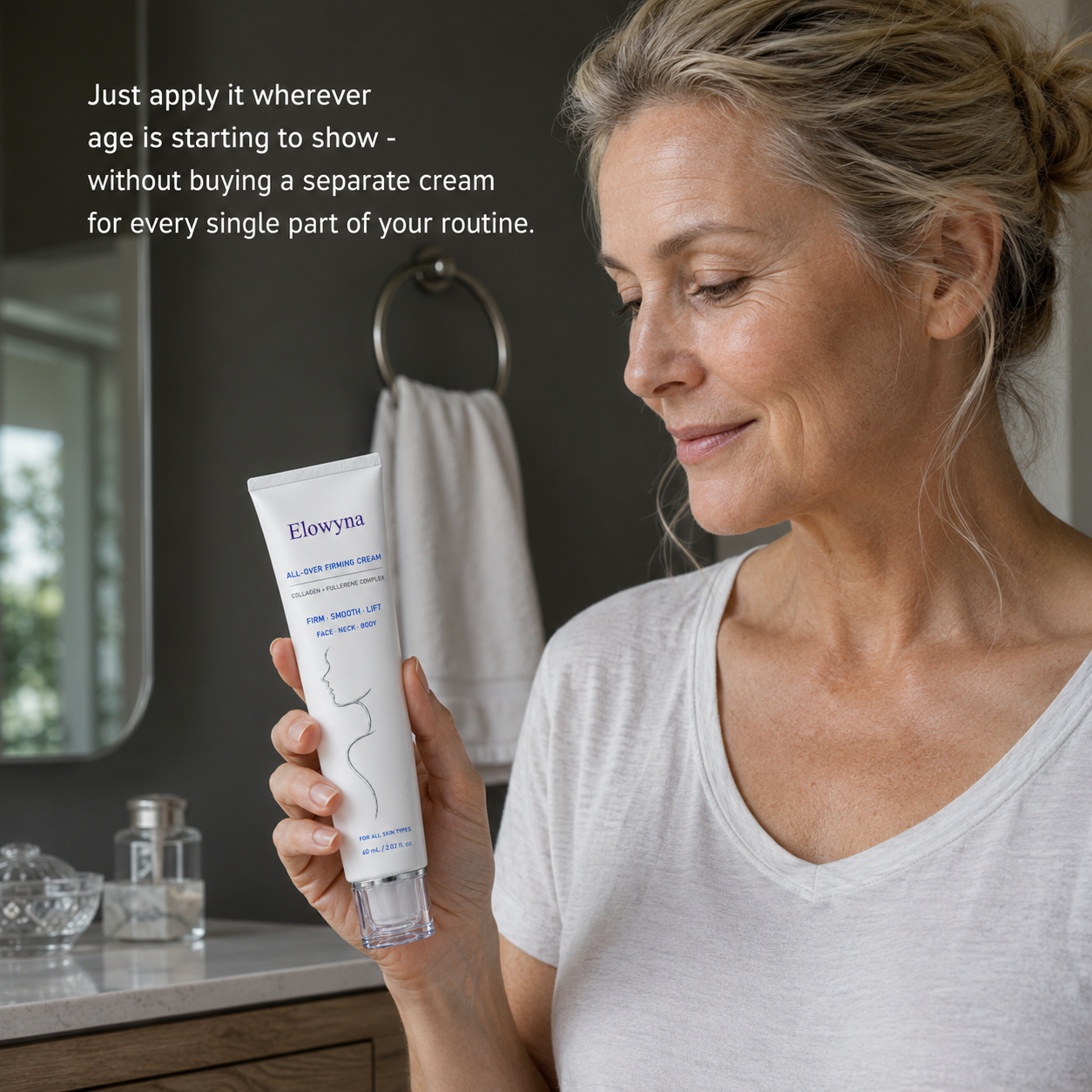🧴✨ Elowyna All-Over Firming Cream – FDA-Compliant Formula for Men & Women – Firm, Smooth & Brighten from Face to Body