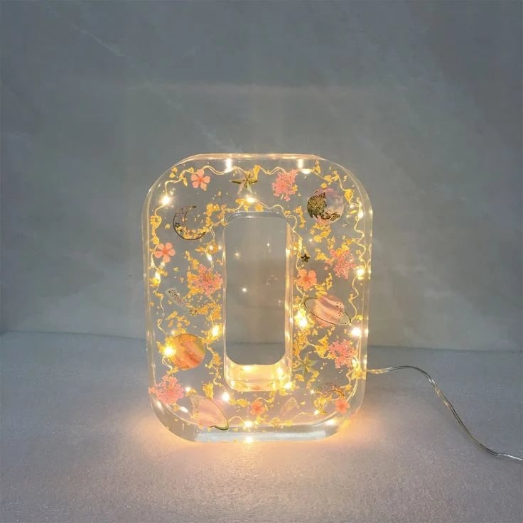 🔥Last Day 49% OFF - 🌸Flowers Resin Night Light