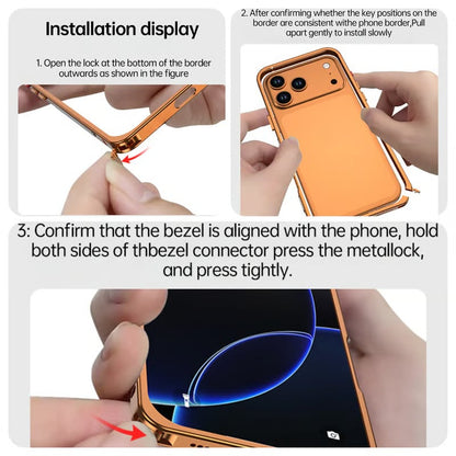 Aluminum Alloy Cooling Frame Heat Dissipation Case for iPhone 17 Series