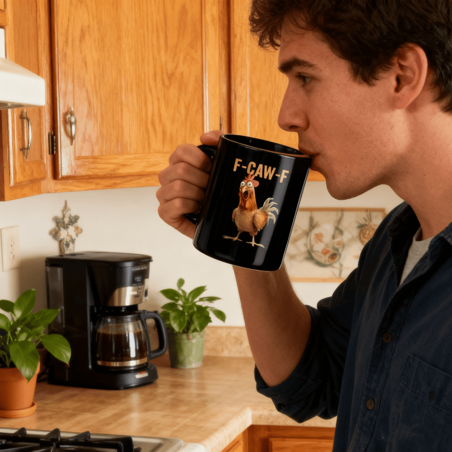 🤣F-Caw-F Funny Chicken Mug
