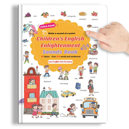 500-Word Audio Learning Book for Toddlers – Tap & Master Vocabulary in 18 Everyday Topics