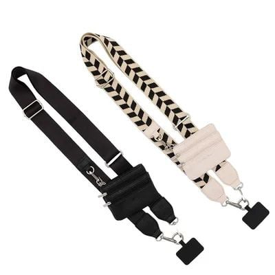 💖HOT SALE-49% OFF📱Crossbody Phone Strap with Zippered Pouch