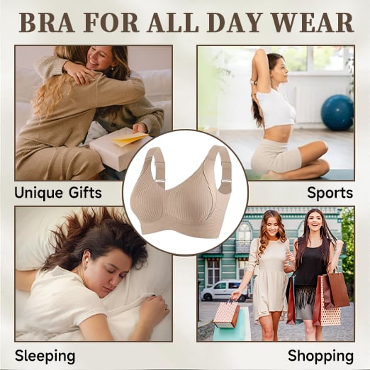 🎁Last Day Buy 1 Get 3 Packs🔥Super Firming Wire-Free Push Up Bra All-Day Comfort No More Sagging (3-Pack Value Set)