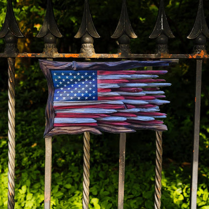 🎁Frank Handmade Wooden Flag – America 250th Anniversary (1776–2026) 🇺🇸🦅🏛️