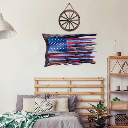 🎁Frank Handmade Wooden Flag – America 250th Anniversary (1776–2026) 🇺🇸🦅🏛️