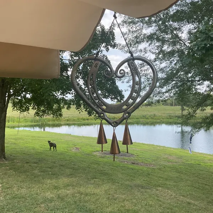 100% Handmade | The Horseshoe Heart Wind Chime ❤ (Handmade by Jordan Maynard®)