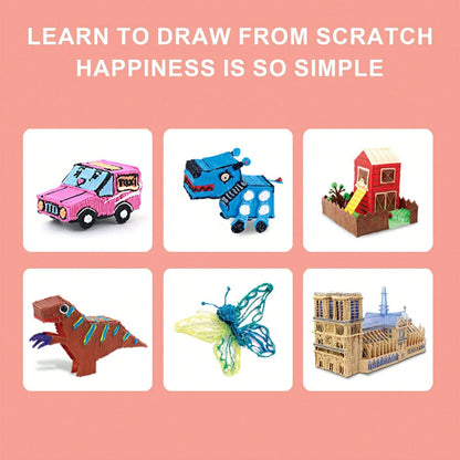 🏆CHRISTMAS SALE 49% OFF - NEW 3D Printing Pen 3d Pen Set for Kids Chidren Child's Birthday Christmas Creative DIY Gift LCD Display with PLA Filament