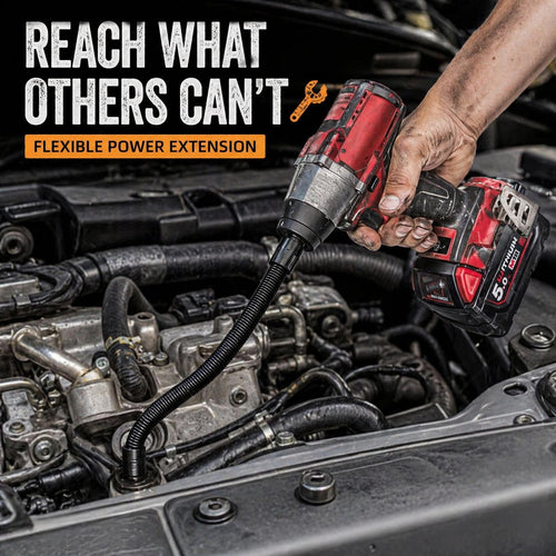 🚗HOT SALE -48% OFF🔥 🔧🌀 1/2" Flexible Socket Extension Bar! Conquer Tight Spaces in Seconds🔩🚗