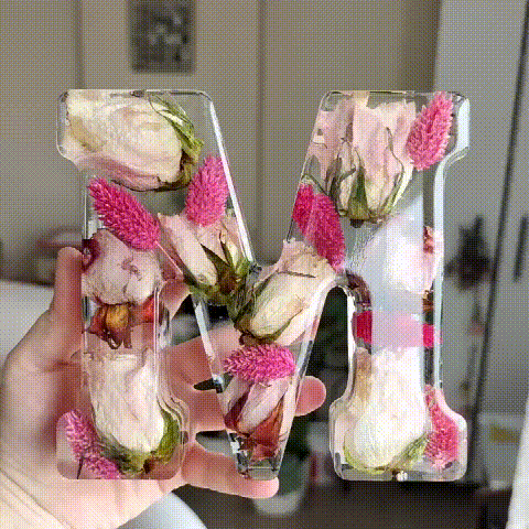 🔥Last Day 49% OFF - 🌸Flowers Resin Night Light