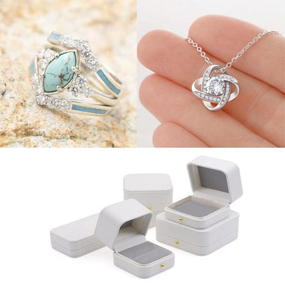 🔥LAST DAY 60% OFF🎁Sterling Silver Natural Turquoise Diamond Ring