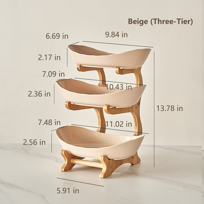 🍓2-Tier / 3-Tier Fruit Basket. Countertop Fruit Bowl(Includes Stand