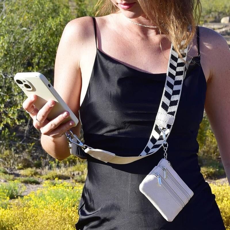 💖HOT SALE-49% OFF📱Crossbody Phone Strap with Zippered Pouch