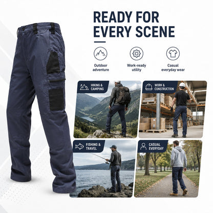Men’s Multi-Pocket Tactical Work Pants