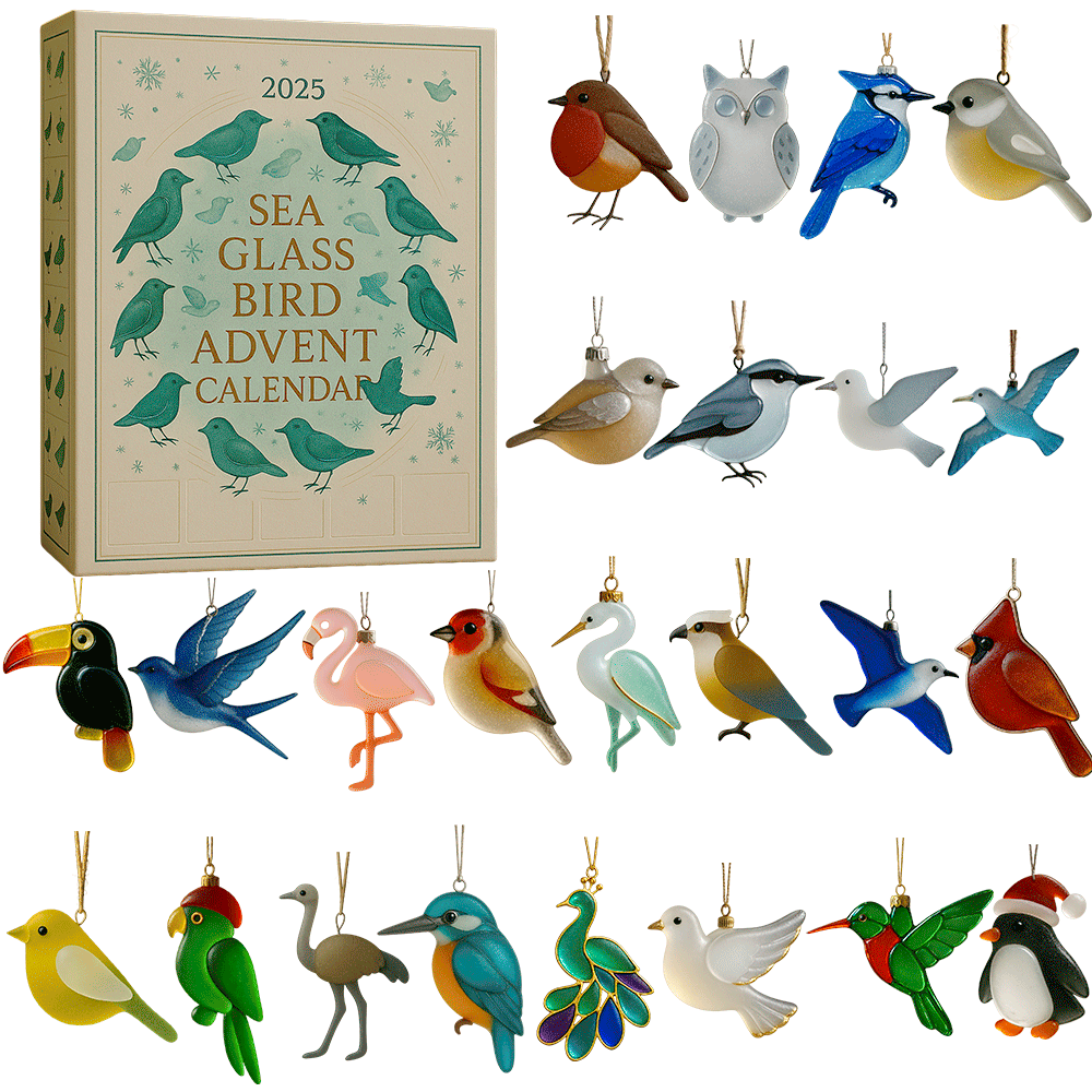 LAST DAY 50% OFF--🐦2D Bird Advent Calendar 2025