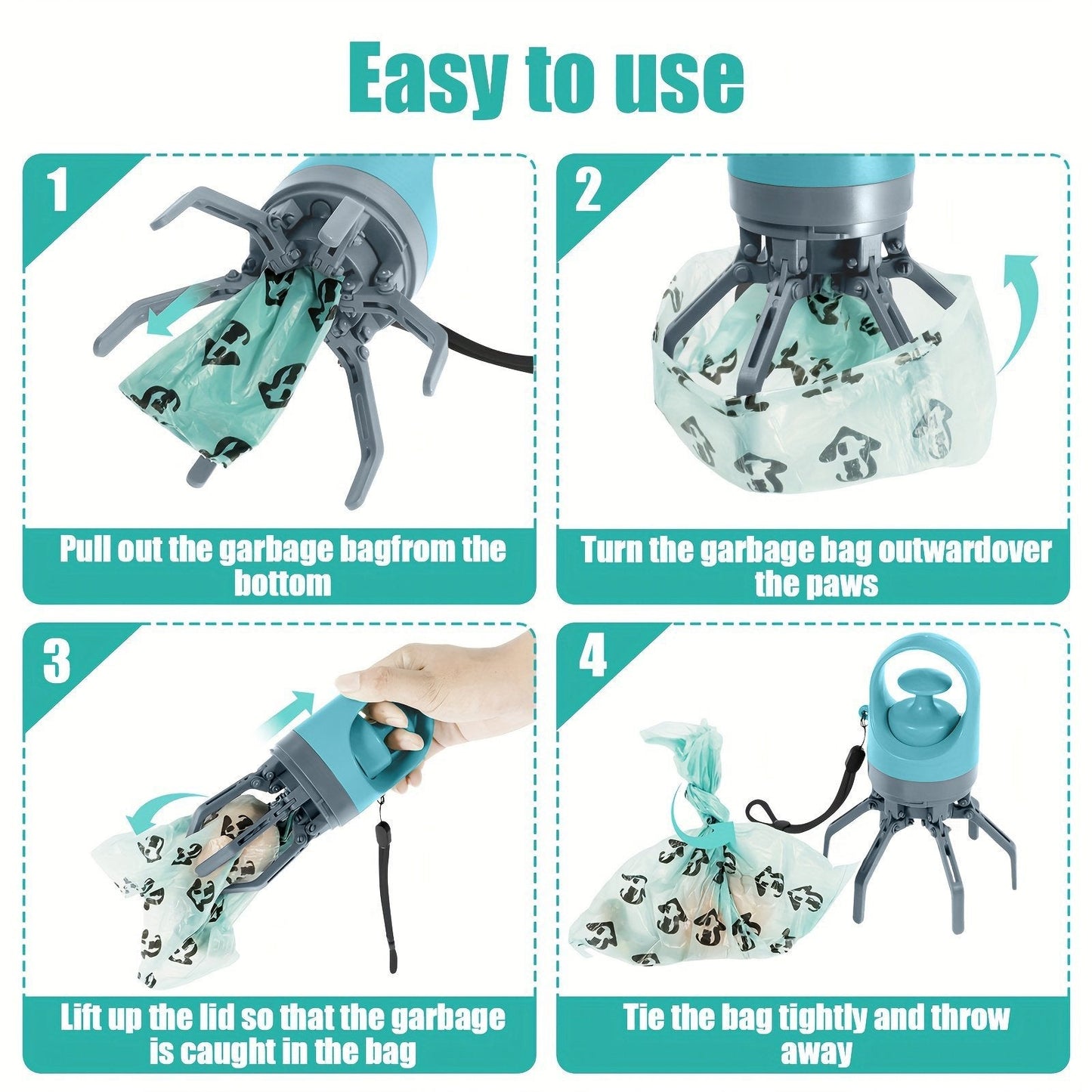🔥Last Day 49% OFF🐾Portable Poop Scooper with Bags