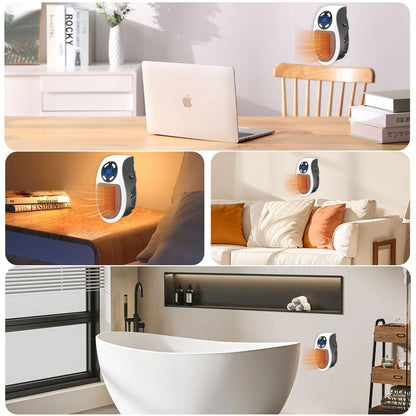 Last Day 49% OFF🔥Remote controllable Wall Outlet Space Heater with LED