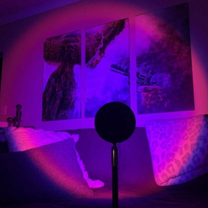 ✨16 Colors Sunset Lamp Projector- LED Rainbow Night Light for Photography,Party,Home Decor, Xmas Gift