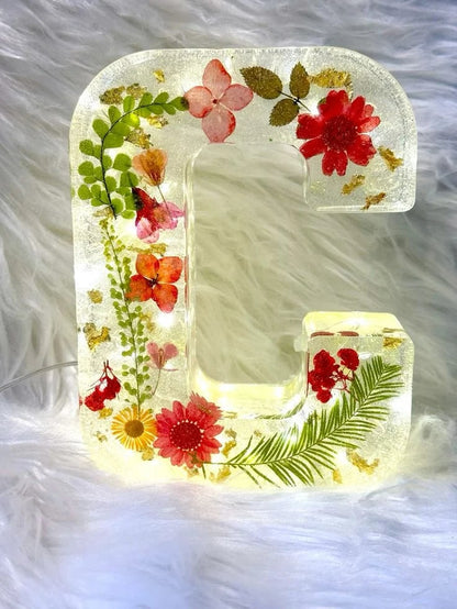 🔥Last Day 49% OFF - 🌸Flowers Resin Night Light