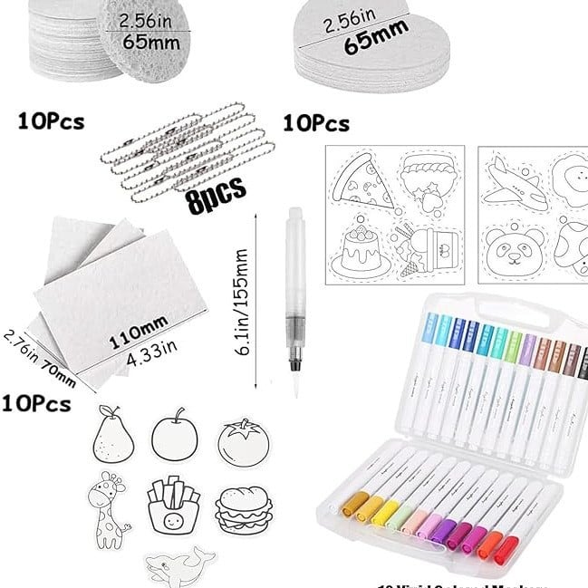 😃 Great Summer Activity Idea! – Magic 3D Foam Texture Painting Kit 🎨✨