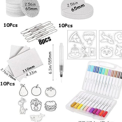 😃 Great Summer Activity Idea! – Magic 3D Foam Texture Painting Kit 🎨✨