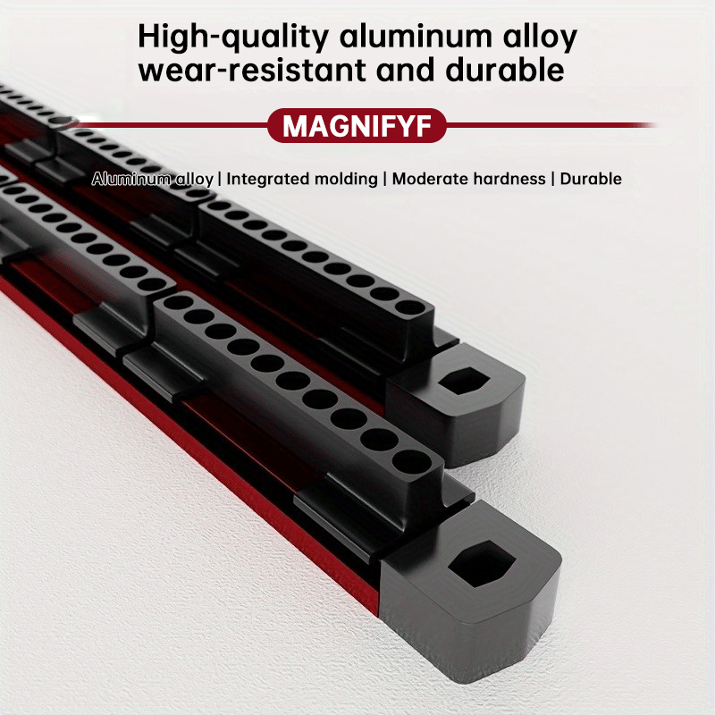 🔥Last Day 49% OFF-Pro-Series Aluminum Magnetic Hex Bit Organizer | 40-Slot 1/4" Drive Holder